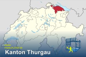 Padelplätze im Kanton Thurgau – Karte der Schweiz