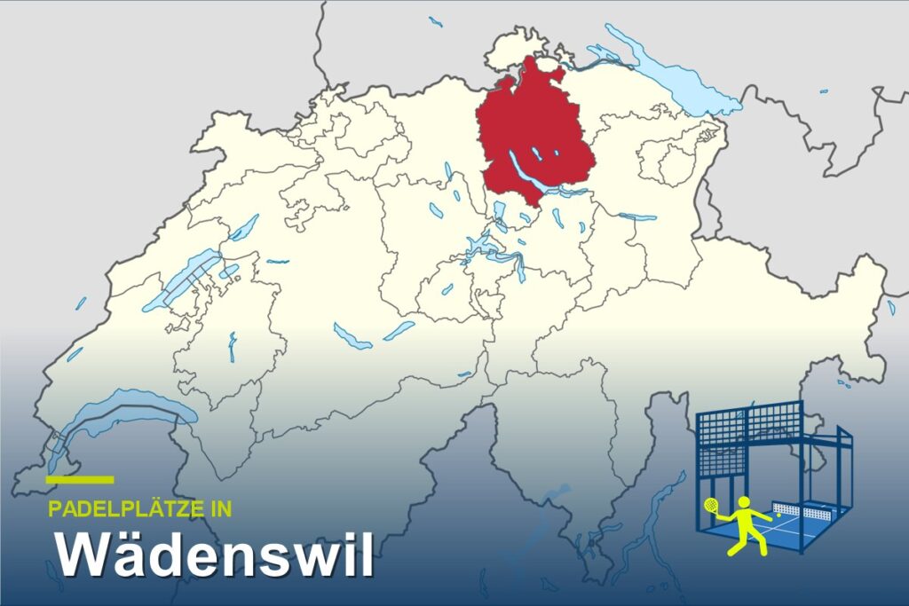 Padelplätze in Wädenswil – Karte Kanton Zürich